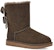 (W) UGG Bailey Bow Velvet But Salji Coklat 1118854-ESPR
