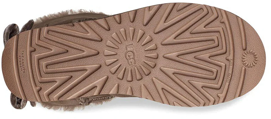 (Women) UGG Bailey Bow Velvet Snow Boots Brown 1118854-ESPR Details for (Women) UGG Bailey Bow Velvet Snow Boots Brown 1118854-ESPR
