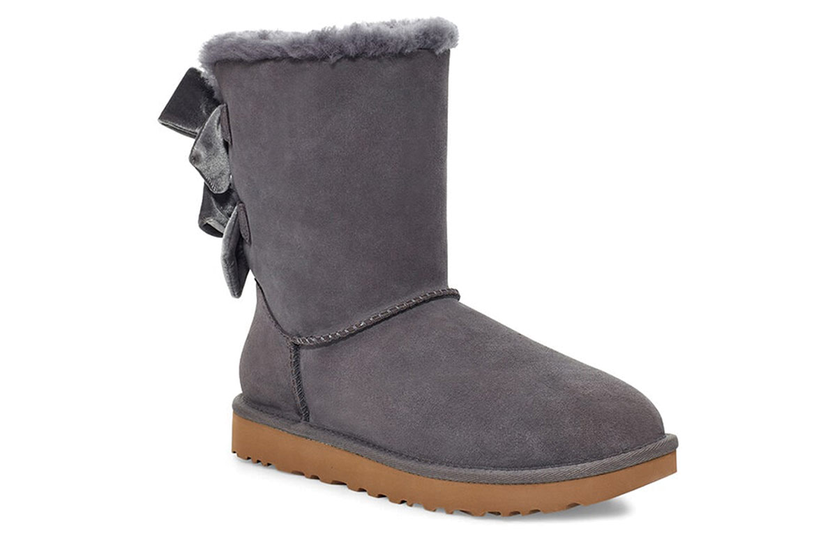 Lookbook (W) UGG Bailey Bow Botas de Nieve Terciopelo Morado 1118854-NHT