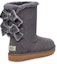 Shop (W) UGG Bailey Bow Velvet But Salji Ungu 1118854-NHT
