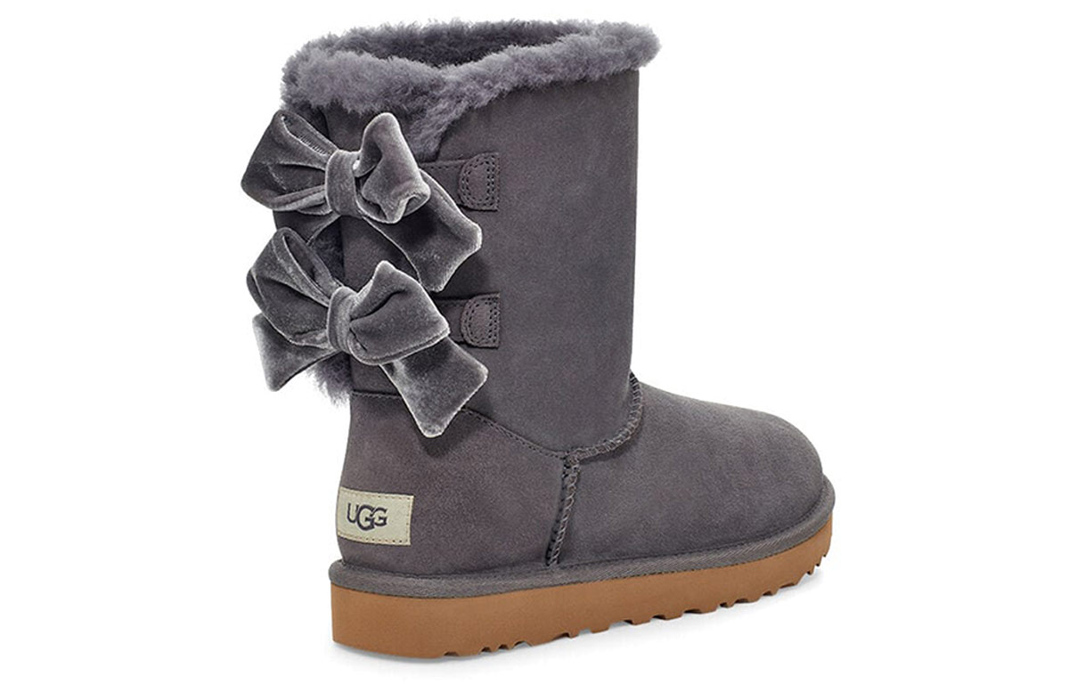 Shop (W) UGG Bailey Bow Botas de Nieve Terciopelo Morado 1118854-NHT
