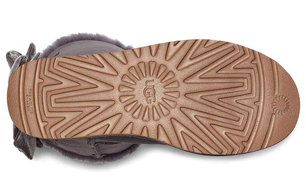 Details for (W) UGG Bailey Bow Botas de Nieve Terciopelo Morado 1118854-NHT