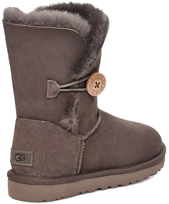 UGG Bailey Button 2 靴子 舒適悠閒 中筒 雪靴 女款 烏雲灰色 Lookbook UGG Bailey Button 2 靴子 舒適悠閒 中筒 雪靴 女款 烏雲灰色