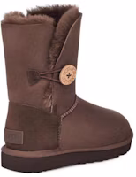 Shop UGG Bailey 厚底加絨鈕扣 短筒 雪地靴 女款 焦木色