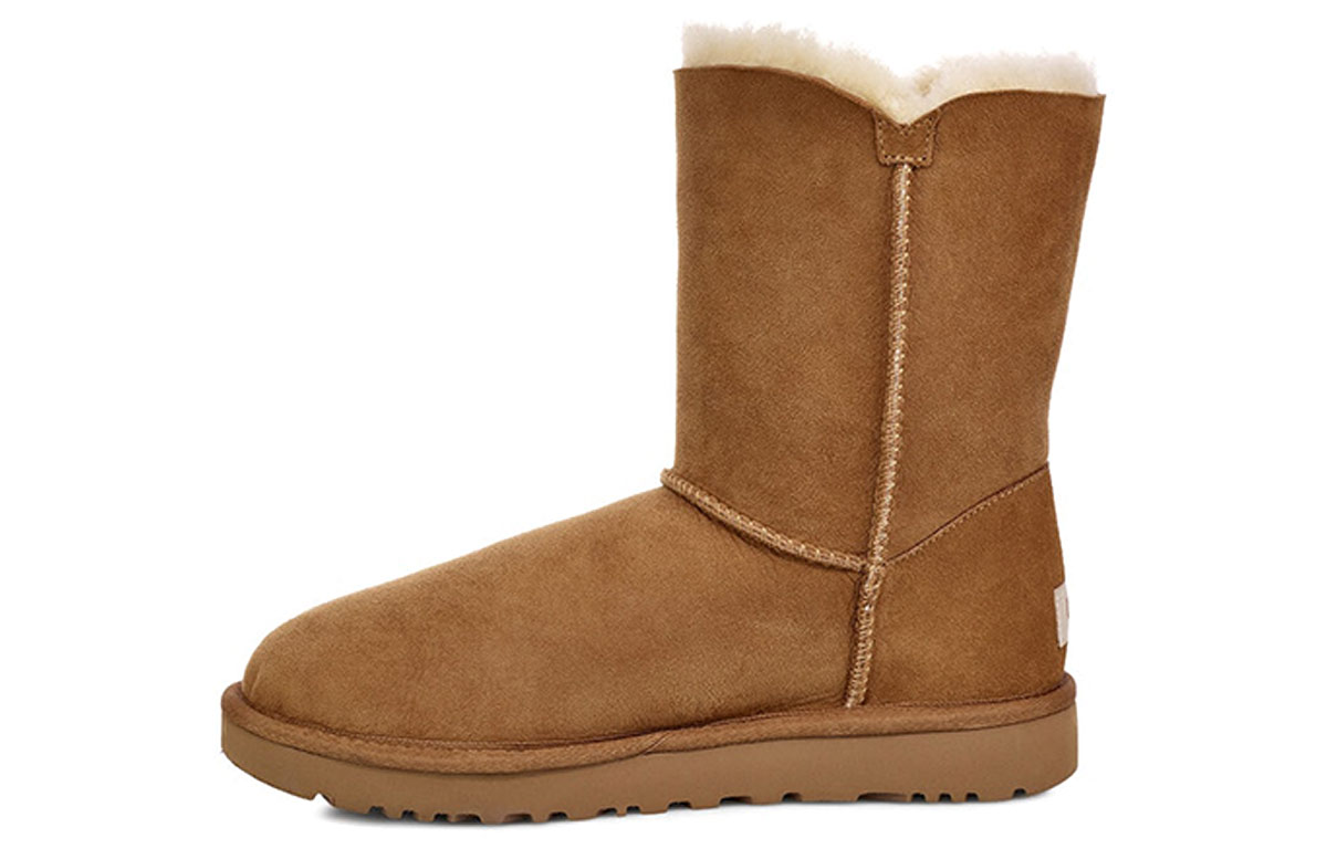 (Women) UGG Bailey Button Brown 1096969-CHE