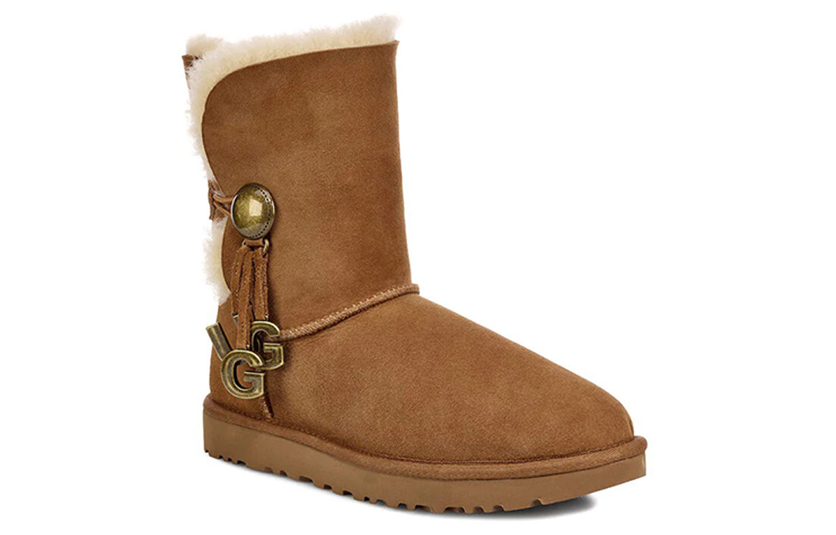 Lookbook (W) UGG Bailey Button Braun Damen/Herren Winterstiefel 1096969-CHE