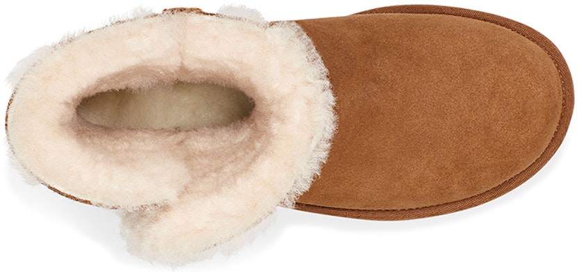 (Women) UGG Bailey Button UGG Charm Metallic Alphabet Version Fleece Lined Brown 1114970-CHE Purchase (Women) UGG Bailey Button UGG Charm Metallic Alphabet Version Fleece Lined Brown 1114970-CHE