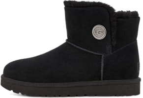(Women) UGG Mini Bailey Snaps 'Black' 1127352-BLK (Women) UGG Mini Bailey Snaps 'Black' 1127352-BLK
