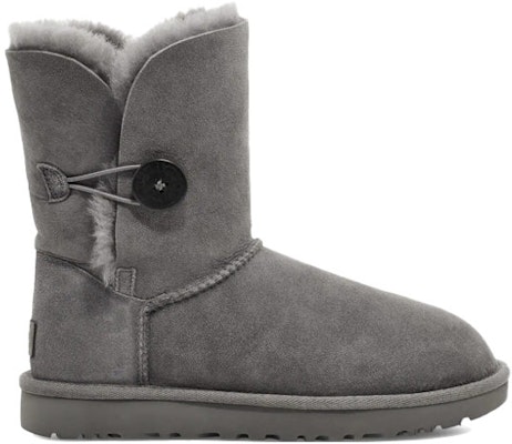 (Women) UGG Bailey Button II Boot Fleece Lined Gray 1016226-GREY Order (Women) UGG Bailey Button II Boot Fleece Lined Gray 1016226-GREY