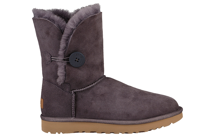Order UGG Bailey 舒適翻邊蝴蝶 短中筒 雪地靴 女款 紫灰色
