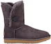 Order UGG Bailey 舒適翻邊蝴蝶 短中筒 雪地靴 女款 紫灰色