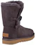Shop UGG Bailey 舒適翻邊蝴蝶 短中筒 雪地靴 女款 紫灰色