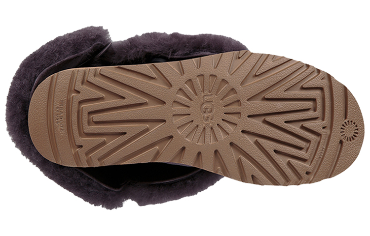 Details for UGG Bailey 舒適翻邊蝴蝶 短中筒 雪地靴 女款 紫灰色