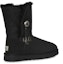 Shop (W) UGG Bailey Button But Salji Hitam 1096969-BLK