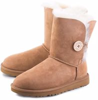 (Women) UGG Bailey Button Snow Boots Brown 5803W-CHE (Women) UGG Bailey Button Snow Boots Brown 5803W-CHE