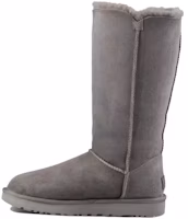 (Women) UGG Bailey Button Triplet II Boot High Top Gray 1016227-GREY (Women) UGG Bailey Button Triplet II Boot High Top Gray 1016227-GREY