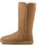 Buy (W) UGG Bailey Button Triplet II Boot Tinggi Berbulu Panas Terpadat 1016227-CHE