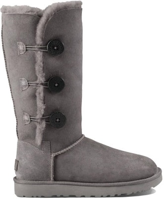 UGG Bailey Button Triplet II 高筒雪地靴 女款 灰色 Order UGG Bailey Button Triplet II 高筒雪地靴 女款 灰色