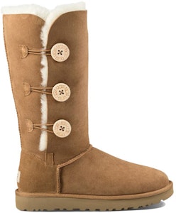 (W) UGG Bailey Button Triplet II Sepatu Puncak Tinggi Berlapis Fleece 1016227-CHE Order (W) UGG Bailey Button Triplet II Sepatu Puncak Tinggi Berlapis Fleece 1016227-CHE