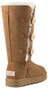 (W) UGG Bailey Button Triplet II Sepatu Puncak Tinggi Berlapis Fleece 1016227-CHE Shop (W) UGG Bailey Button Triplet II Sepatu Puncak Tinggi Berlapis Fleece 1016227-CHE
