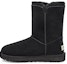 Buy (W) UGG Bailey Button Charm Abjad Logam Berbulu Hitam 1114970-BLK