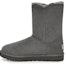 Buy (W) UGG Bailey Button UGG Charm Versi Alphabet Metalik Berbulu 'Kelabu' 1114970-CHRC