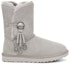 Order (W) UGG Bailey Button Jambangan UGG Albet Fleks Kapas 'Kelabu Muda' 1114970-SEL