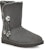 (W) UGG Bailey Button UGG Charm Versi Alphabet Metalik Berbulu 'Kelabu' 1114970-CHRC
