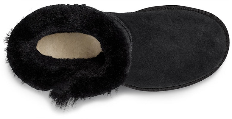 (W) UGGベイリーボタン チャーム メタリック アルファベット 黒 (UGG Bailey Button Charm Metallic Alphabet Black) 1114970-BLK Purchase (W) UGGベイリーボタン チャーム メタリック アルファベット 黒 (UGG Bailey Button Charm Metallic Alphabet Black) 1114970-BLK