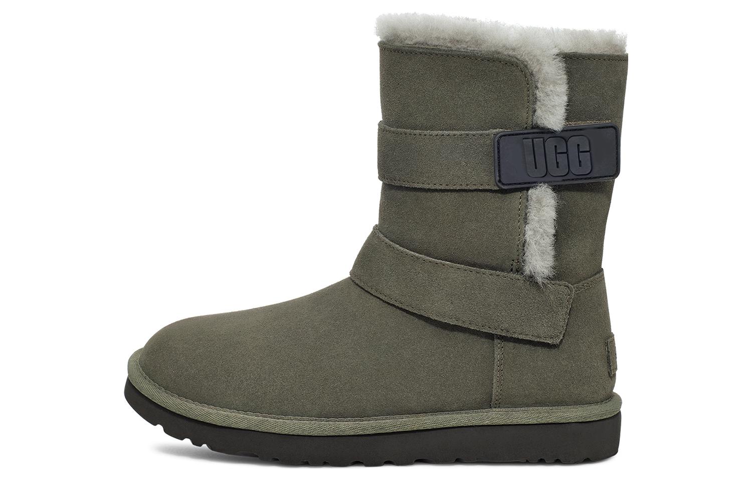 Buy (Women) UGG Bailey Graphic Logo Strap Boot 'Olive Green' 1137074-FRSN