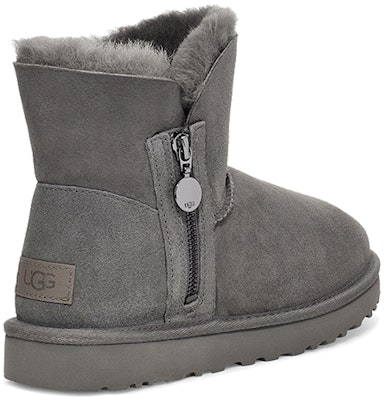 (Women) UGG Bailey Zip Mini Fleece Lined Gray 1112481-GREY Shop (Women) UGG Bailey Zip Mini Fleece Lined Gray 1112481-GREY