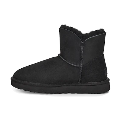 (W) UGG Bailey Zip Mini Boot Black