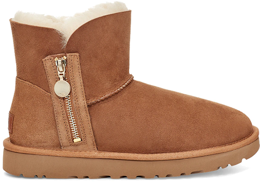 (W) UGG Bailey Zip Mini Boot Warna Chestnut 1112481-CHE Lookbook (W) UGG Bailey Zip Mini Boot Warna Chestnut 1112481-CHE