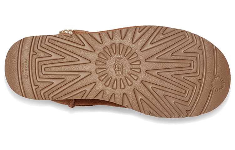 Sizing (W) UGG Bailey Zip Mini Boot Warna Chestnut 1112481-CHE