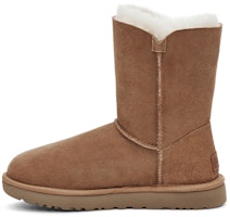 (Women) UGG Bailey Zip Short Fleece Lined Brown 1112480-CHE (Women) UGG Bailey Zip Short Fleece Lined Brown 1112480-CHE