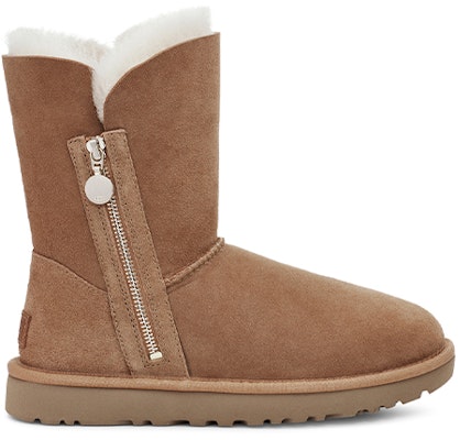 (Women) UGG Bailey Zip Short Fleece Lined Brown 1112480-CHE Order (Women) UGG Bailey Zip Short Fleece Lined Brown 1112480-CHE