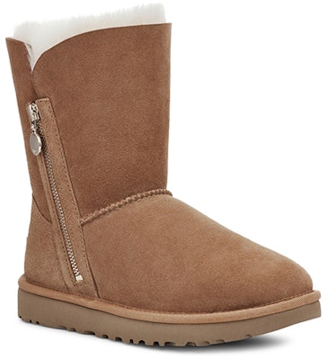 (Women) UGG Bailey Zip Short Fleece Lined Brown 1112480-CHE Lookbook (Women) UGG Bailey Zip Short Fleece Lined Brown 1112480-CHE