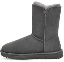 (Women) UGG Bailey Zip Short Fleece Lined Gray 1112480-GREY (Women) UGG Bailey Zip Short Fleece Lined Gray 1112480-GREY