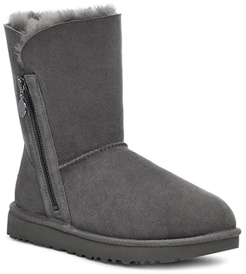 (Women) UGG Bailey Zip Short Fleece Lined Gray 1112480-GREY Lookbook (Women) UGG Bailey Zip Short Fleece Lined Gray 1112480-GREY