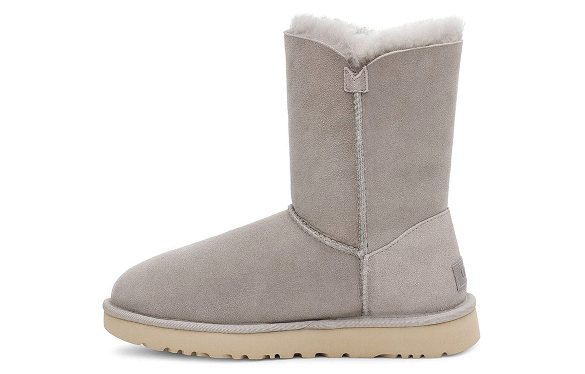 Buy (W) UGG Bailey Zip Pendek Hangat Nyaman Abu-Abu 1112480-GOA