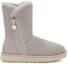 Order (W) UGG Bailey Zip Pendek Hangat Nyaman Abu-Abu 1112480-GOA