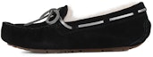 Buy (W) Kasual UGG Loafer Rata Ikatan Reben 'Hitam' 1019069-BLK
