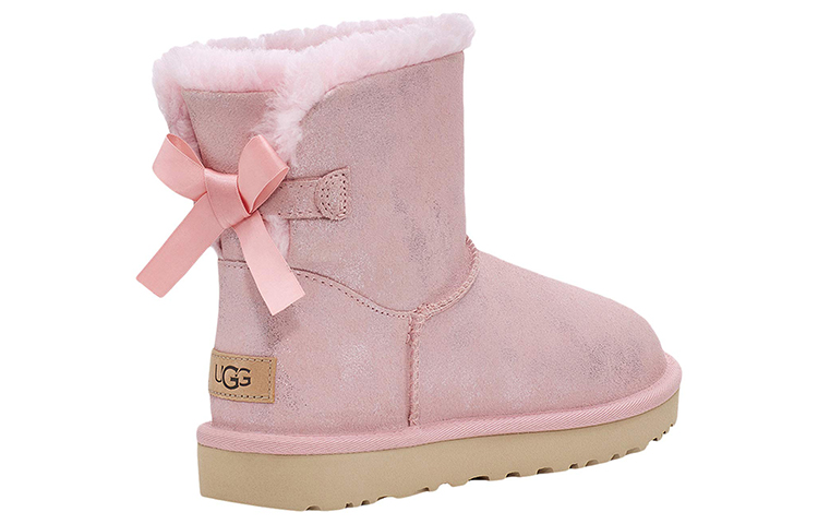 (W) UGG Bow tie Snow Boots 'Pink' 圖 3