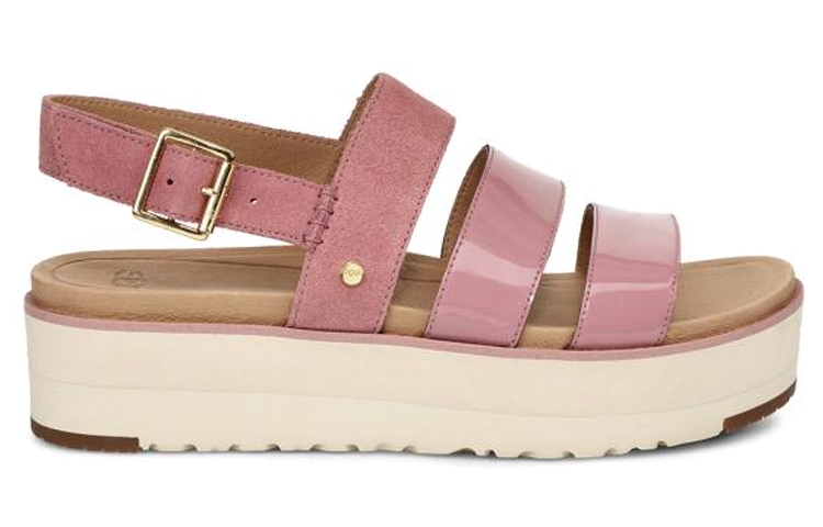 (W) UGG Braelynn Platform Sandal 'Pink' 圖 2