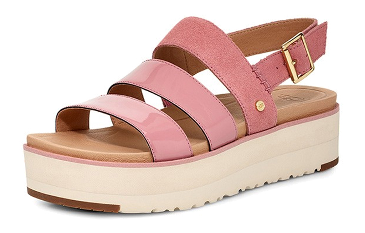 (W) UGG Braelynn Platform Sandal 'Pink' 圖 3
