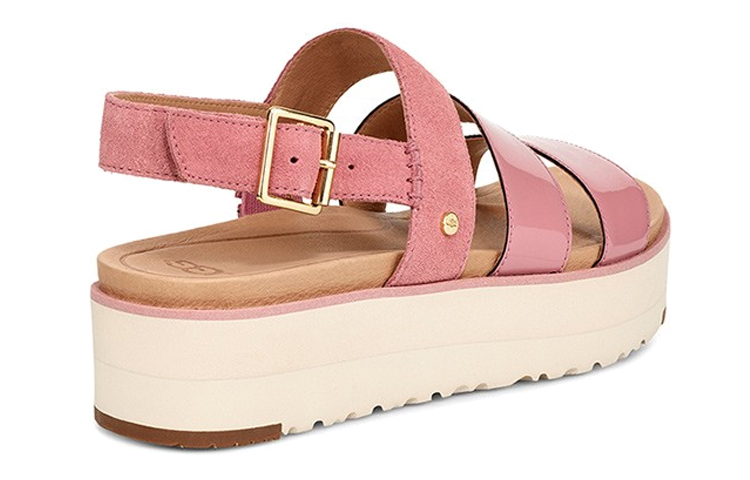 (W) UGG Braelynn Platform Sandal 'Pink' 圖 5