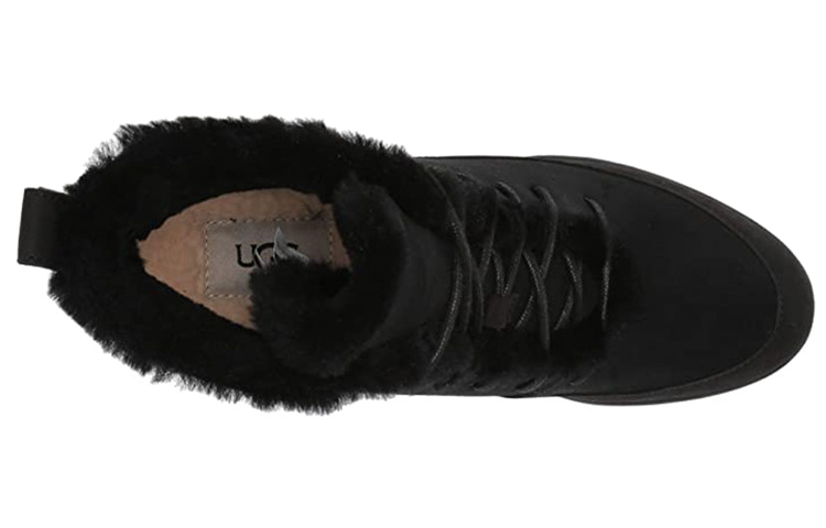 Shop (W) UGG ブリジット黒快適ミッドカーフウェッジ 69269261-BLK