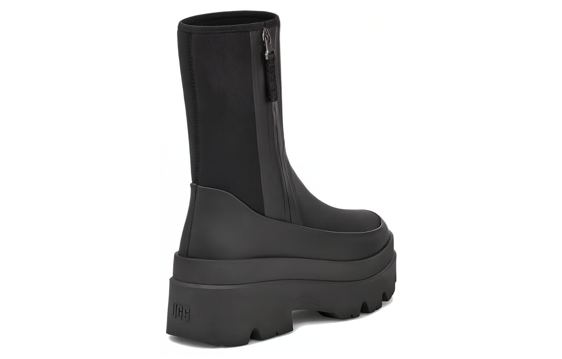 Lookbook (W) UGG Brisbane Mid Boot 'Hitam' 1143843-BLK