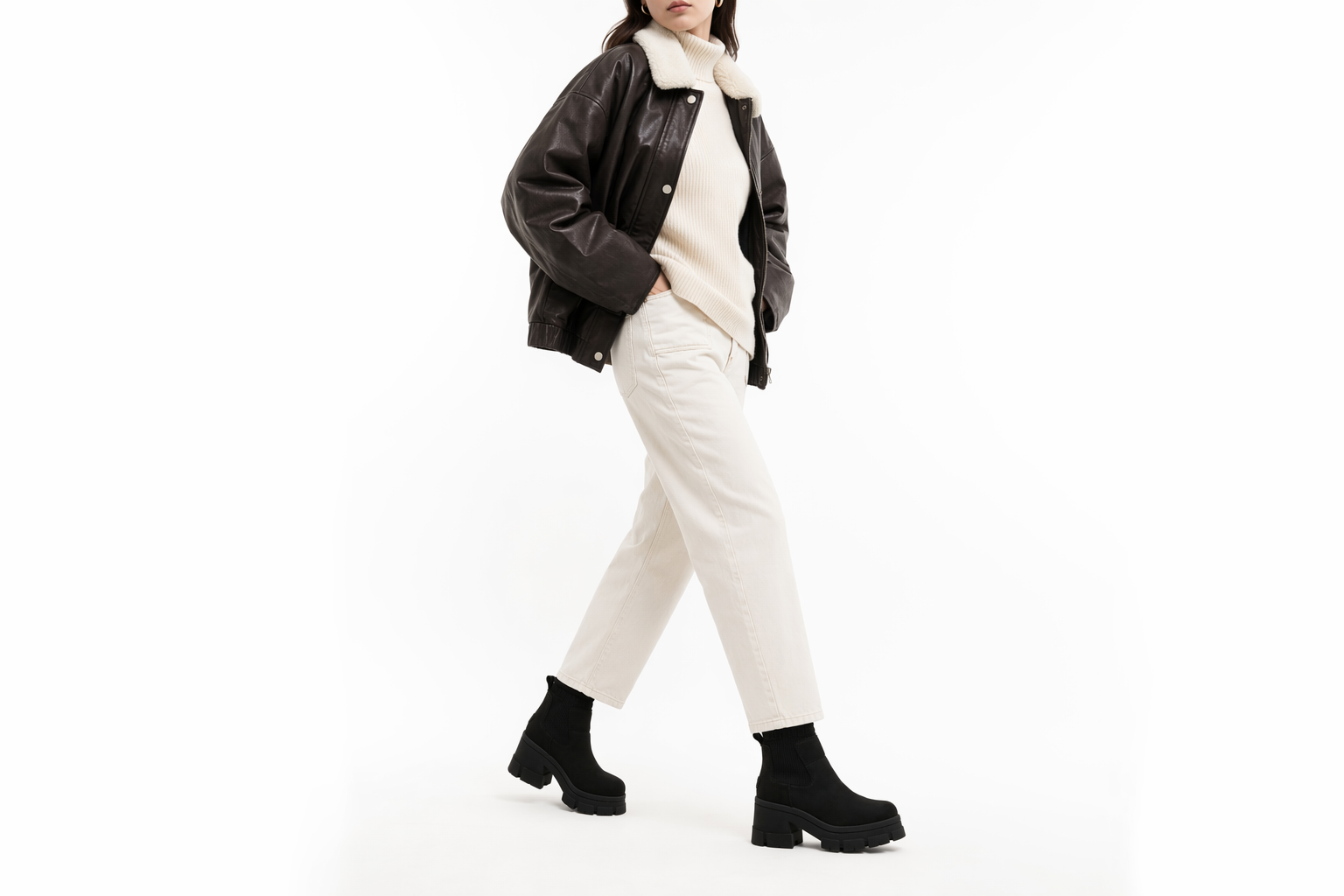 Order (W) UGG 布鲁克林切尔西靴 '黑' 1148730-BLK