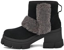 (Women) UGG Brooklyn Sunburst Heeled Boot Black 1145710-BLK (Women) UGG Brooklyn Sunburst Heeled Boot Black 1145710-BLK